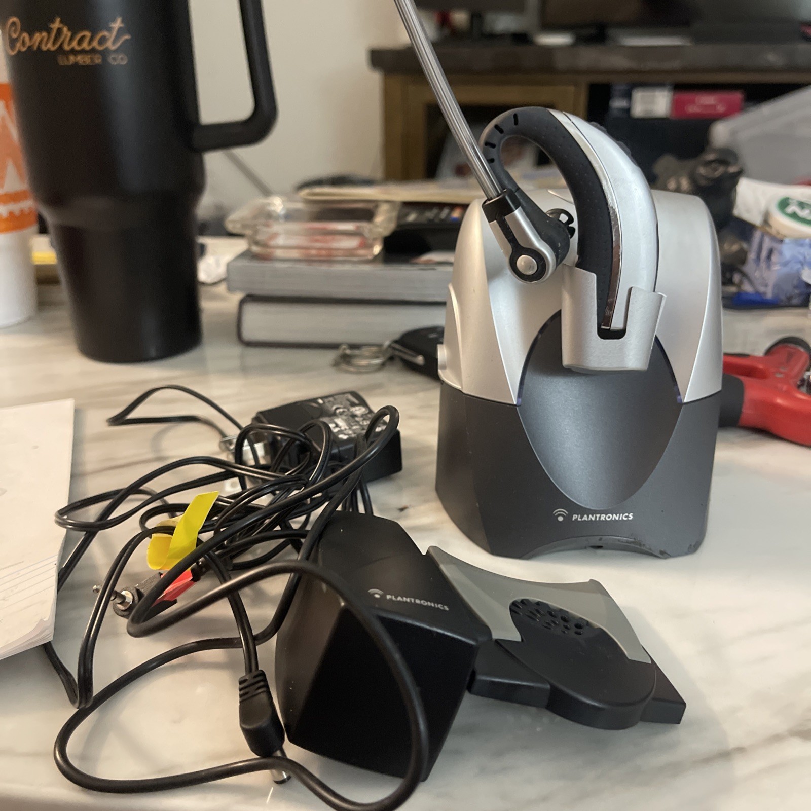 Plantronics CS70N Professional Wireless Headset System Ear-Hook