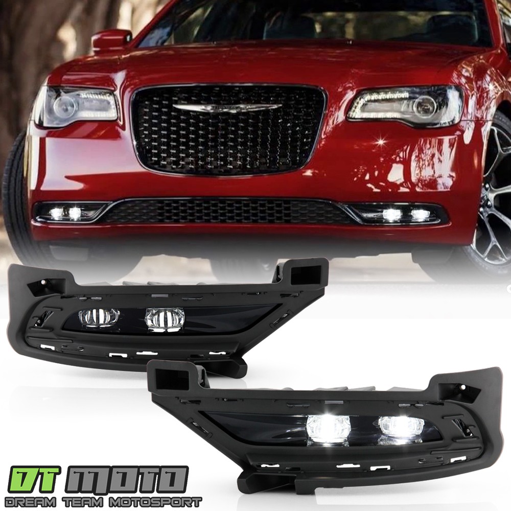 2015-2020 Chrysler 300 OE Style LED Bumper Fog Lights Driving Lamps Left+Right