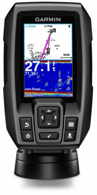 Garmin STRIKER 4 Fishfinder with 4-Pin 77/200kHz TM Transducer 010-01550-00