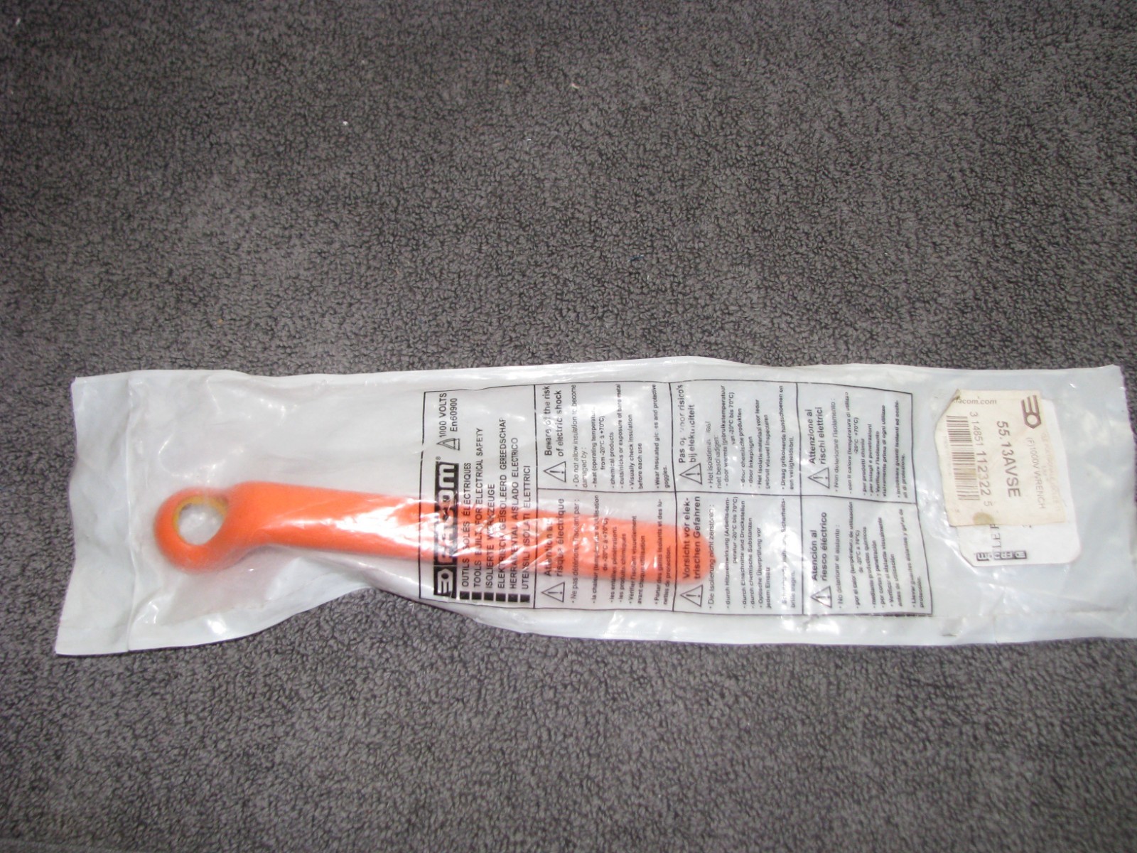 Facom 1000v 13mm offset electrical wrench