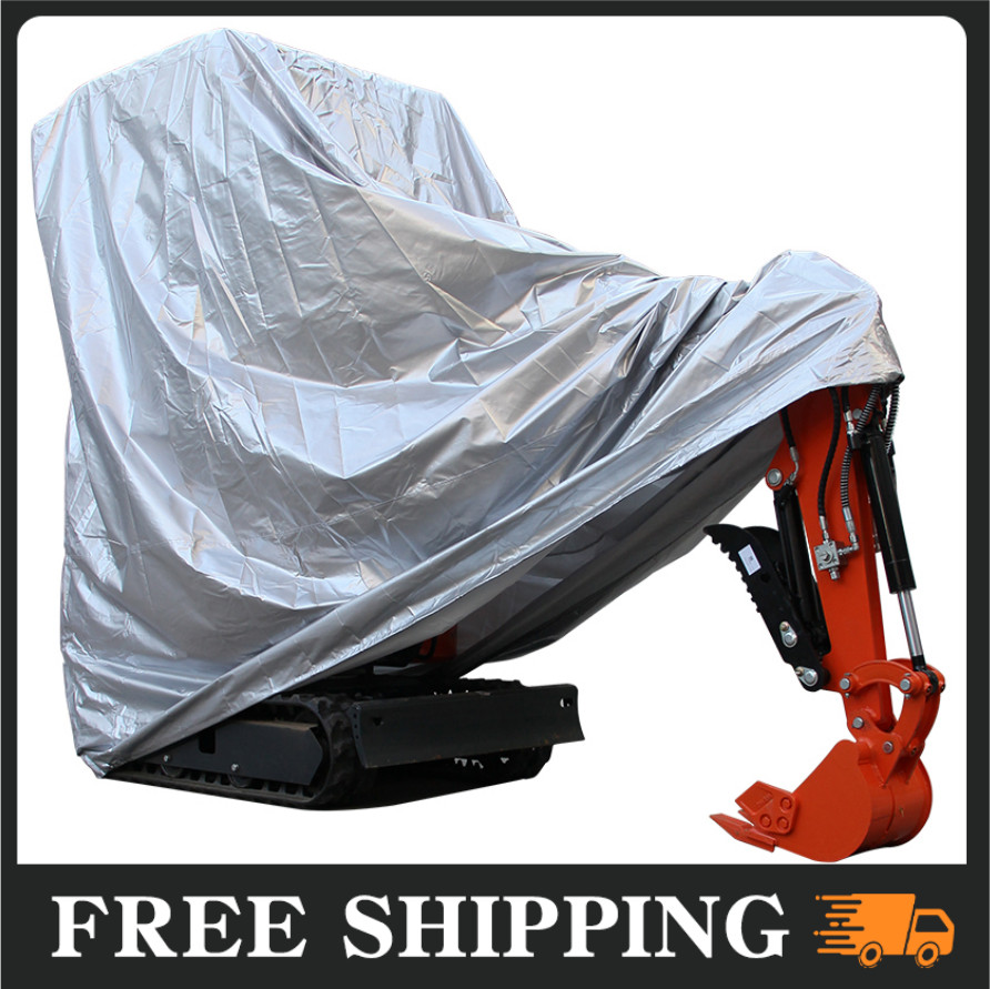 Full Cover For Mini Excavators Outdoor Waterproof UV Snow Dust Rain Jxcztgqbmupg