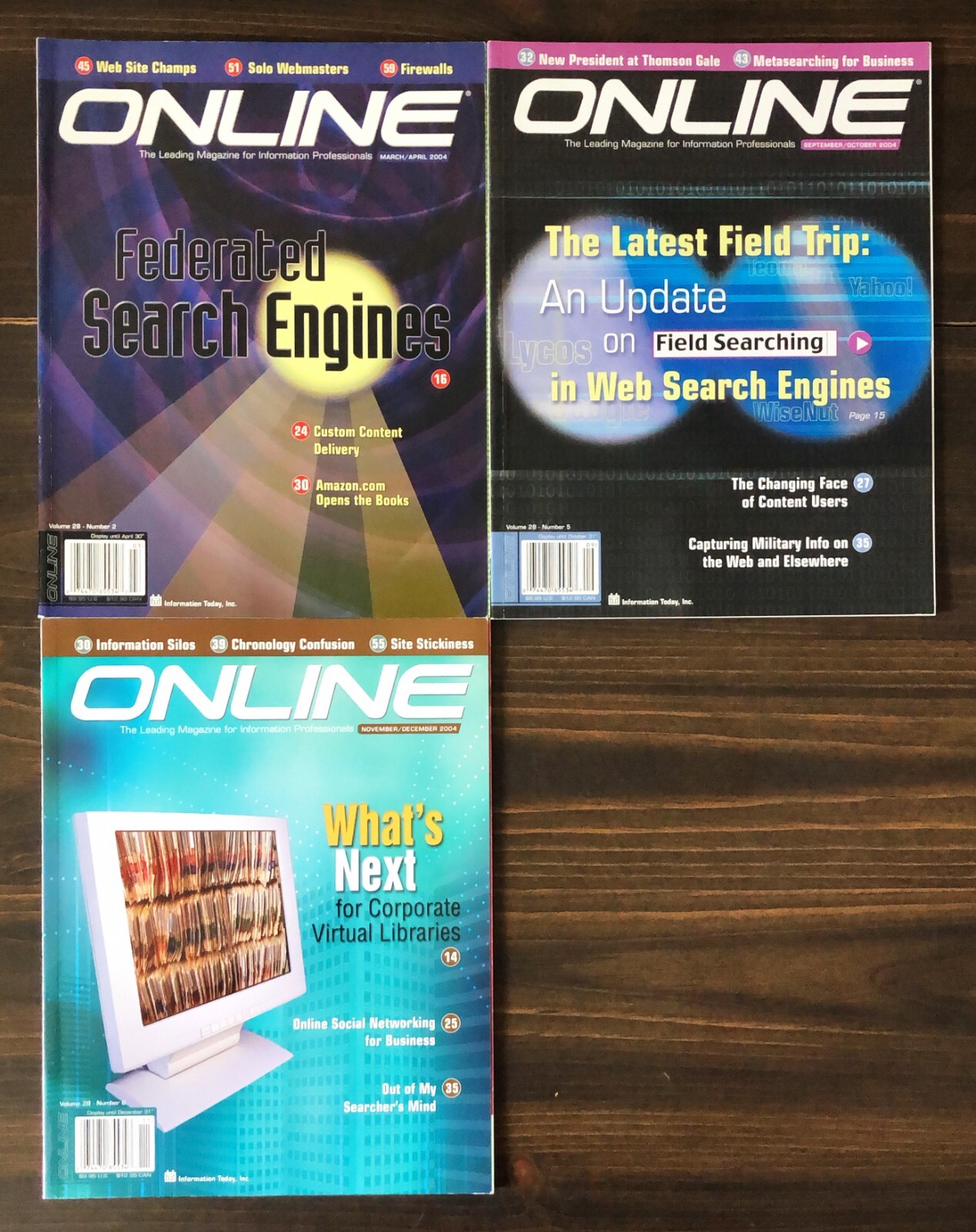2004 Online Magazine - Lot 0f 3