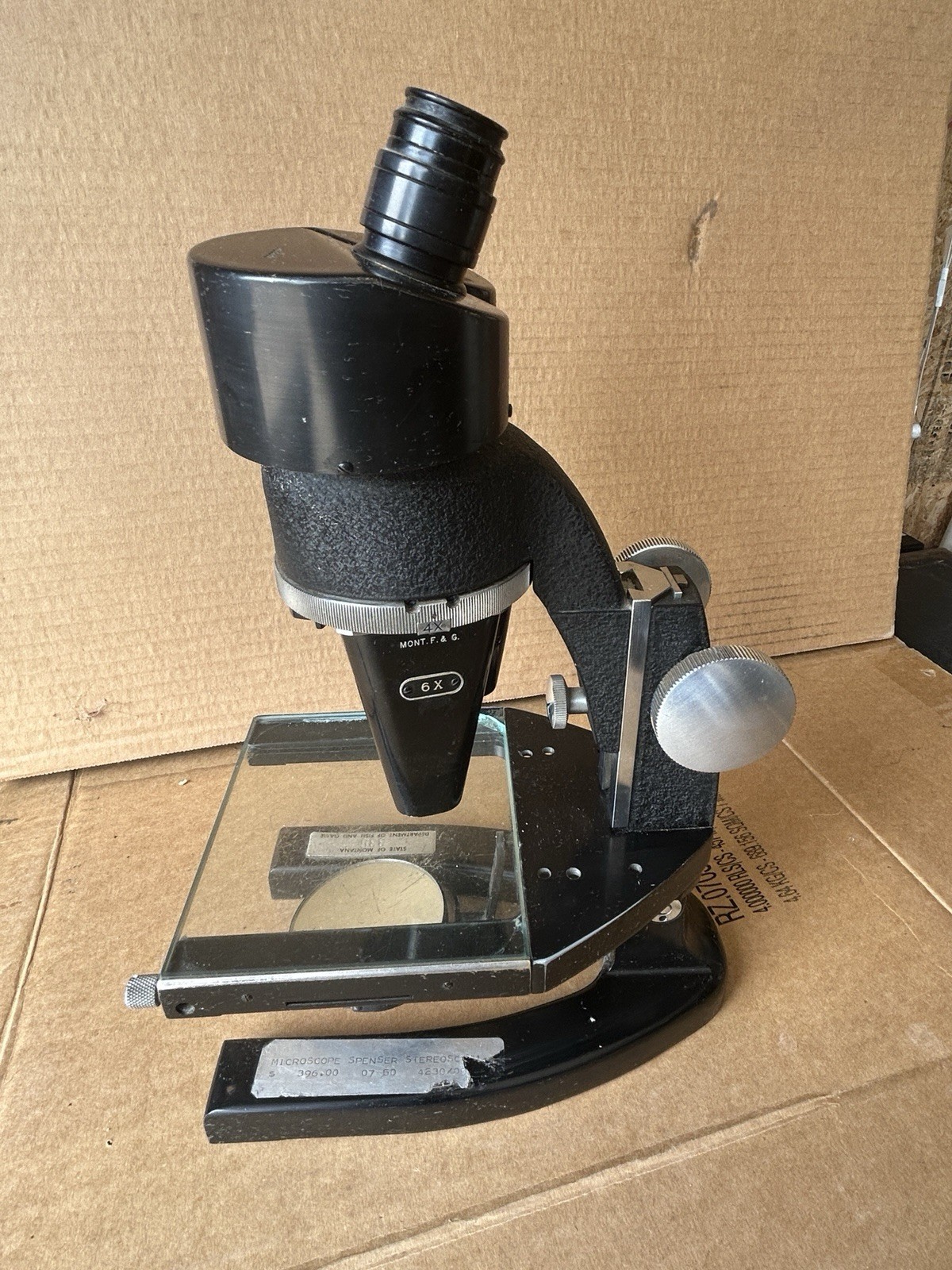 Spencer 1950 Stereoscope 1-4x Microscope