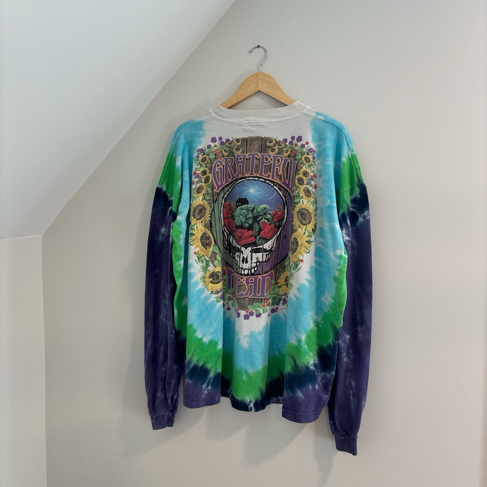 Vintage 1999 Grateful Deal Tie Dye Long Sleeve 2XL - 28x30
