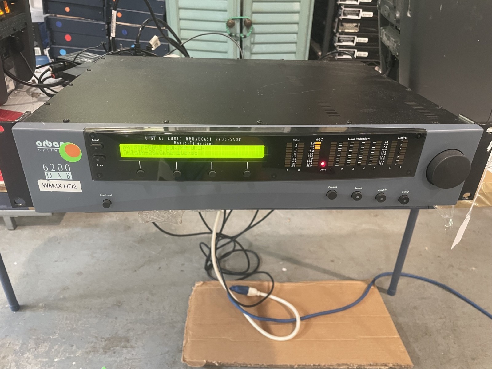 Orban OPTIMOD 6200 FM Audio Processor-Used-Needs Work- ProSoundUniverse.