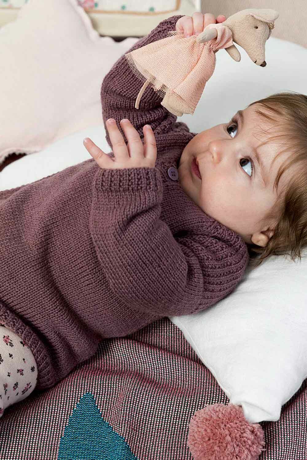 Pullover - Lang Yarns Merino 200 Bebe - Model Package Knitting Package M