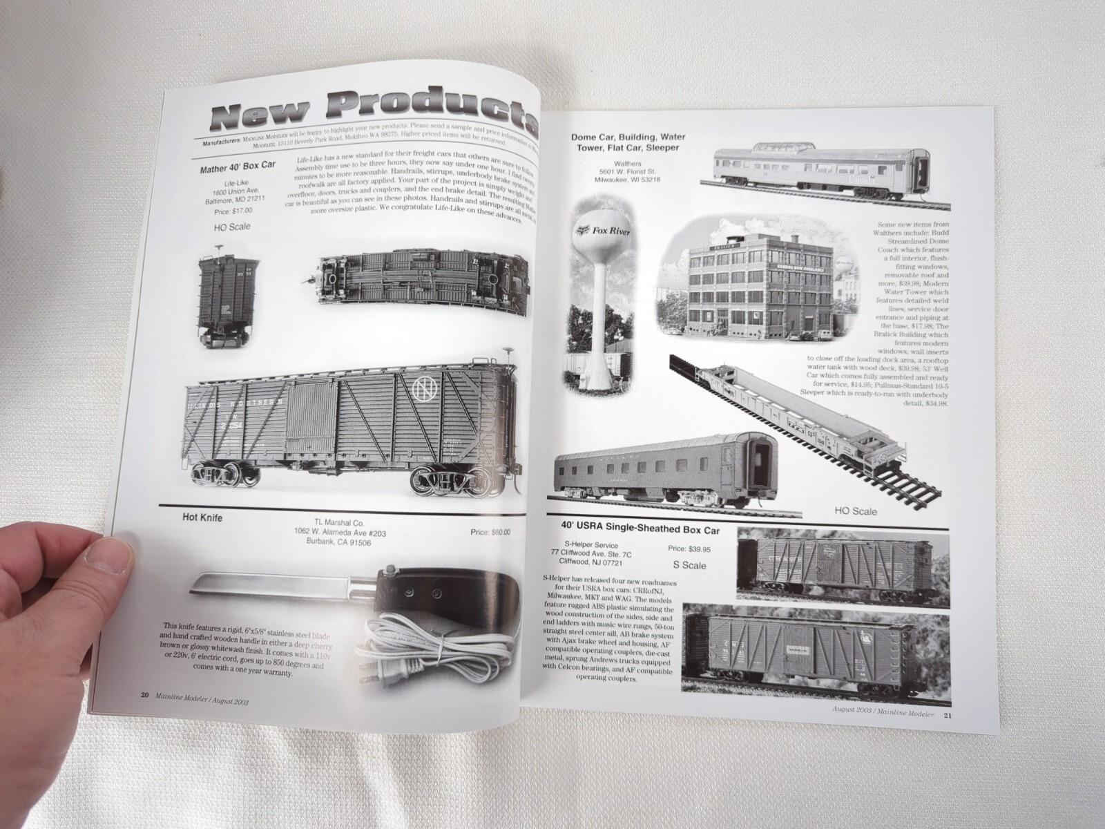 Mainline Modeler Volume 24 Number 8 August 2003 (1G) (1P)