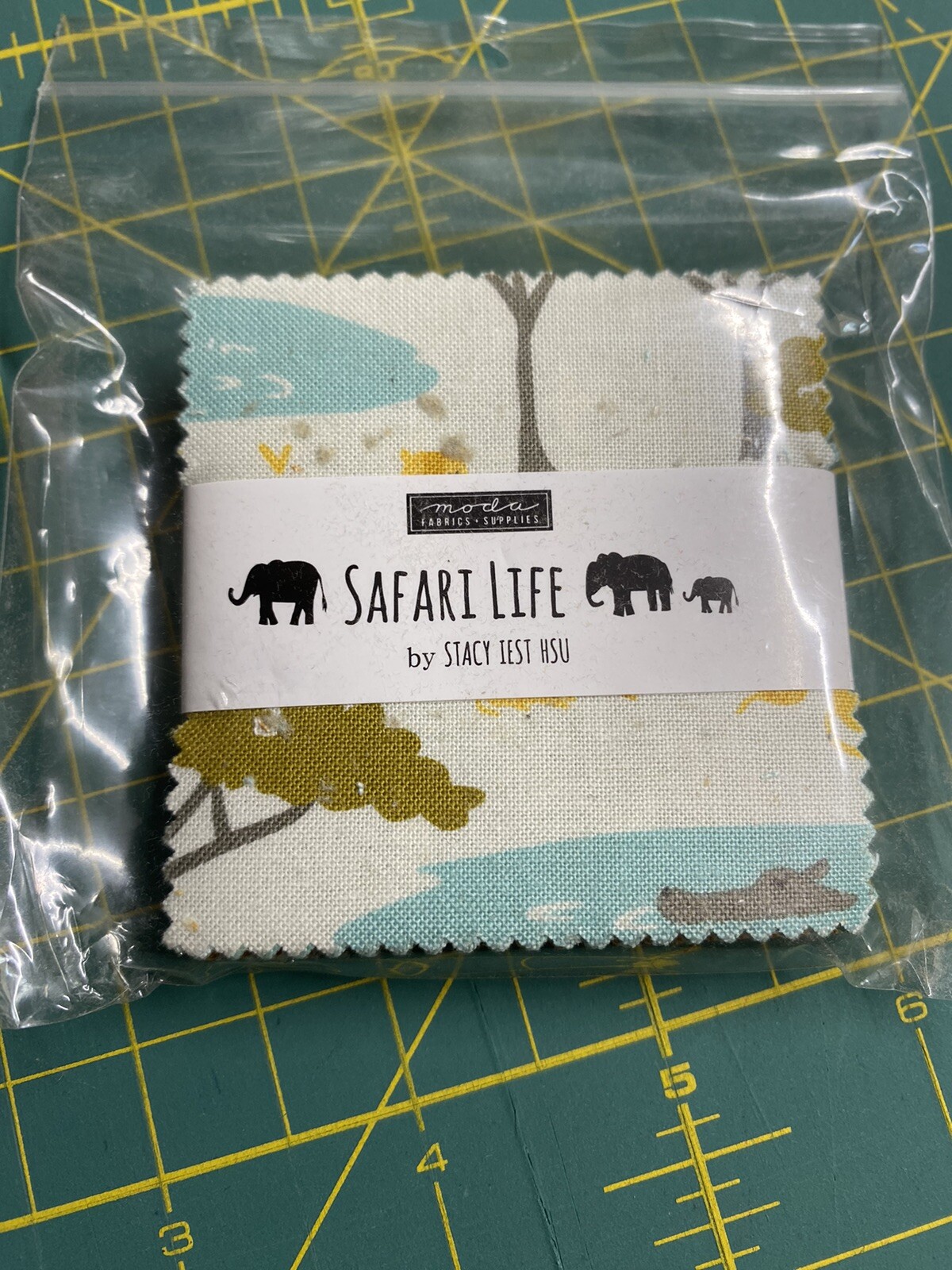 Safari Life - Mini Charm Pack - Moda - 2.5” X 2.5”