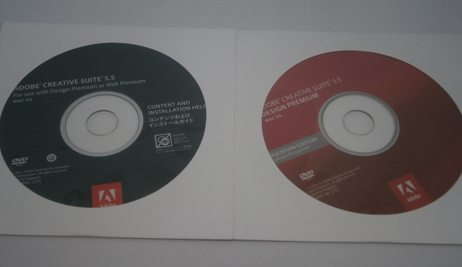 Adobe Creative Suite 5.5 Design Premium Education Edition MAC 2011- Free Post