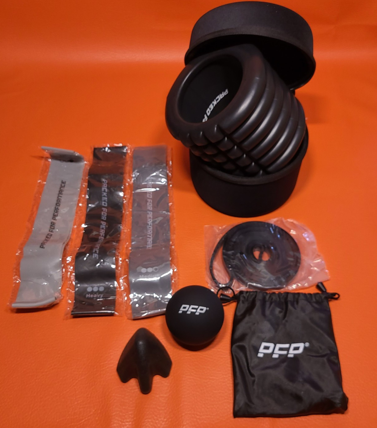 PFP Packed For Performance Mobility Pack 6 Piece Workout Set For Home or Travel