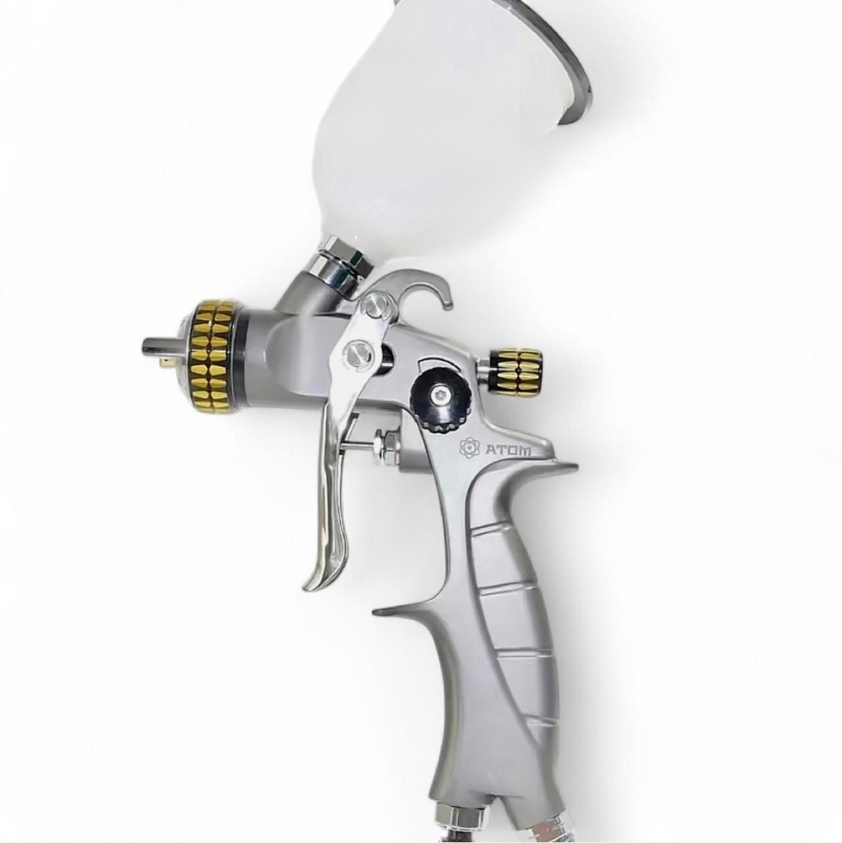 ATOM Mini X16 HVLP Auto Paint Air Spray Gun Gravity Feed 1.0/1.2/1.3/1.4 mm