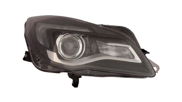 IPARLUX Electric headlight with right black motor HIR2. compatible with OPEL INS
