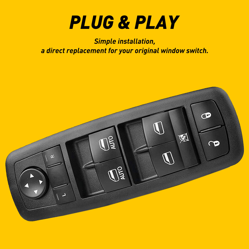 Driver Side Door Window Switch Panel Control For 2009-2012 Dodge Ram 1500 2500