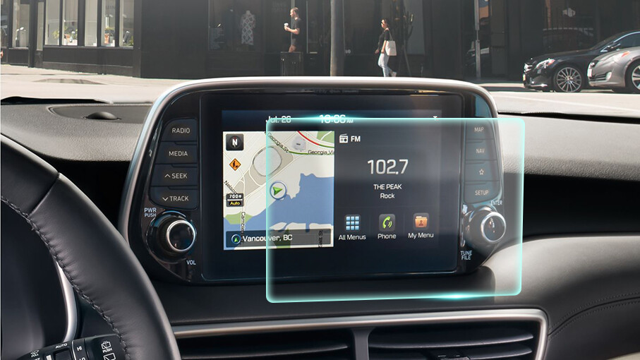 Crystal Clear Screen Protector for 2020 Hyundai Tucson 7in Vehicle Navigation