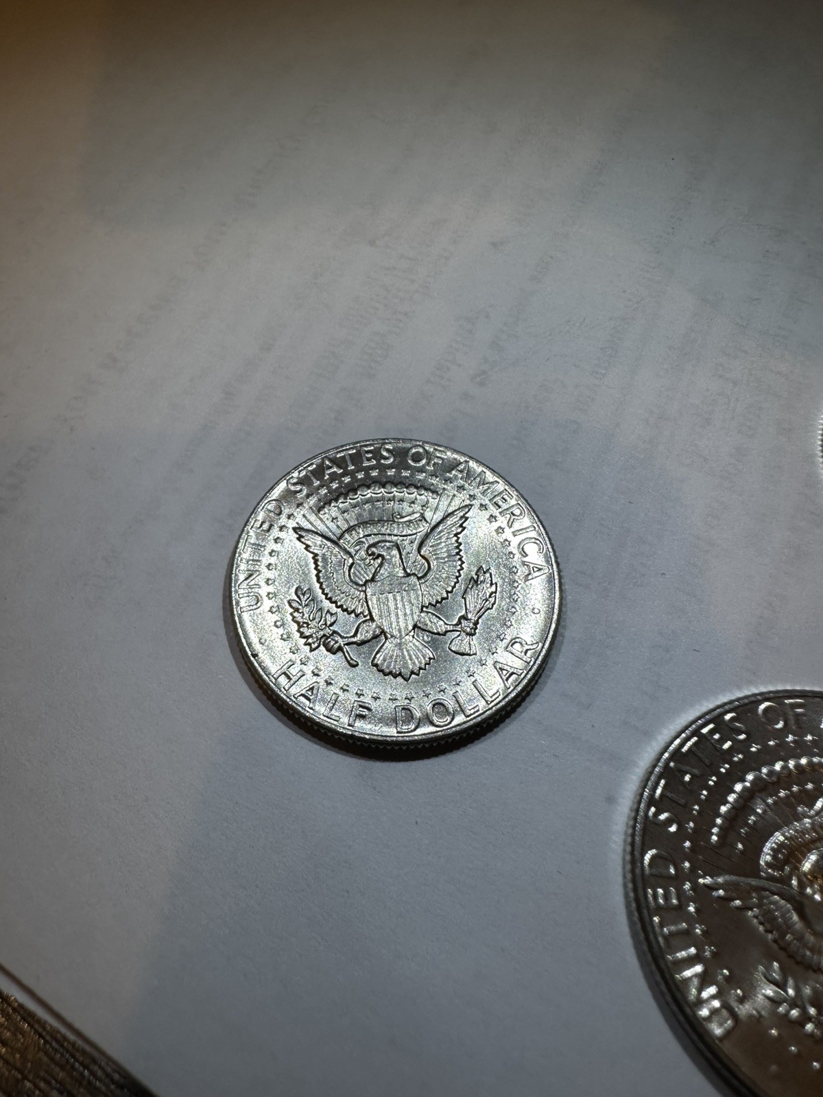4 Kennedy Half Dollars 90% Silver Lot Of 4 1964 brilliant gorgeous bright