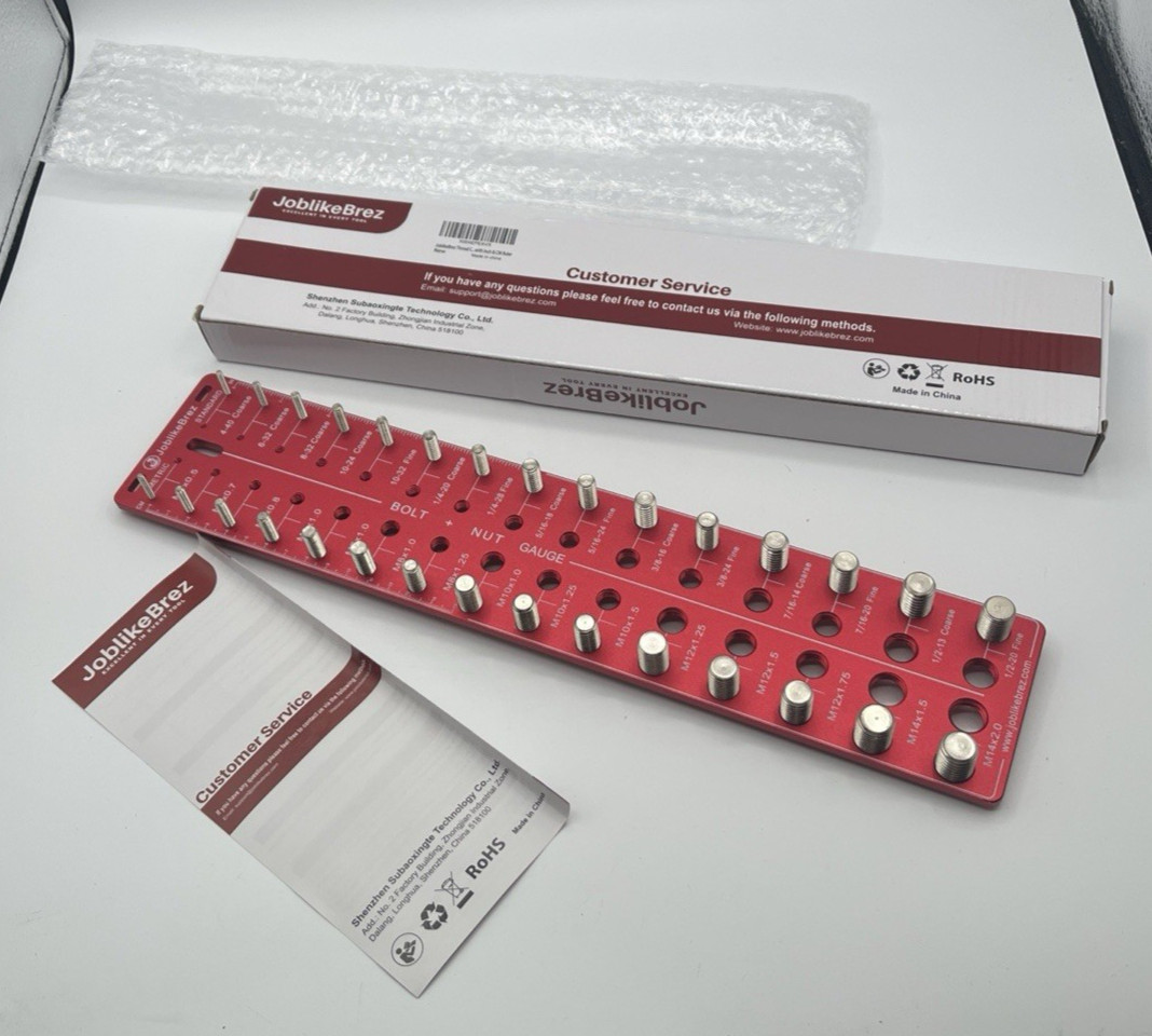 Thread Checker 30 Nut and Bolt Thread Checker Bolt Size and Thread NEW