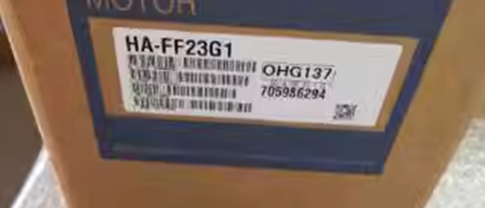 NEW MITSUBISHI HA-FF23G1 AC Servo Motor