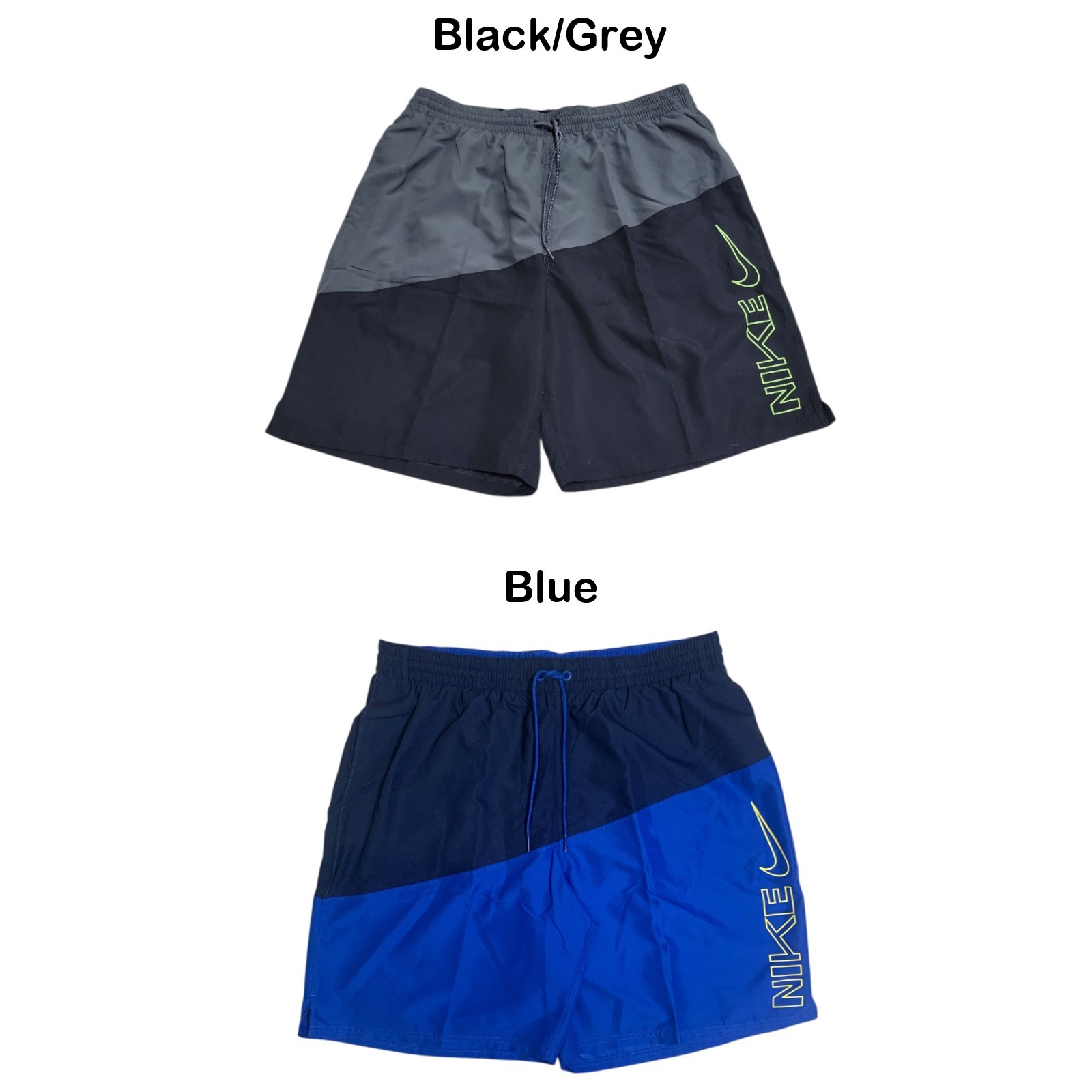 Nike Men's Elastic Waist Drawstring Pockets Mesh Lining Swim Short