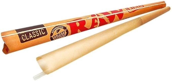 RAW Classic -Emperador Size Pre-Roll Cones 24 Cones Box Value Pack!