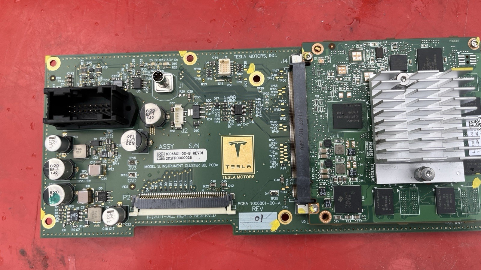 Tesla Model S/x McU1 Media Control Board Genuine OEM