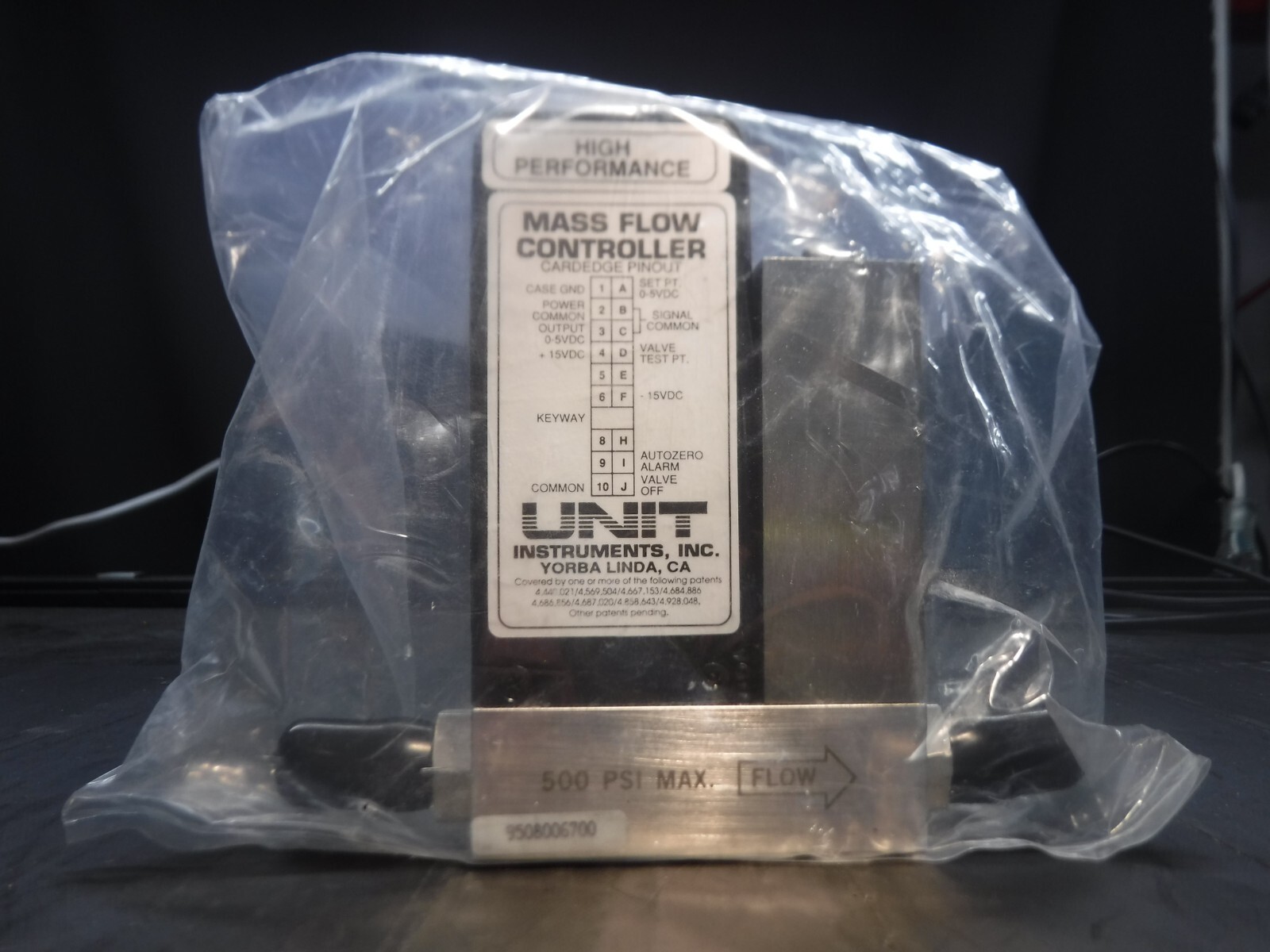 Unit Model: UFC-1100A Range: 5 SLM Gas: N2 Mass Flow Controller