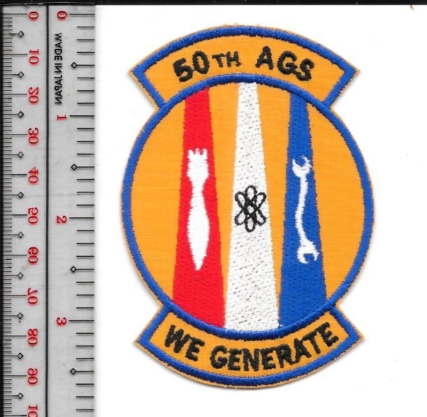 US Air Force USAF 50th AGS  NO TARIFF