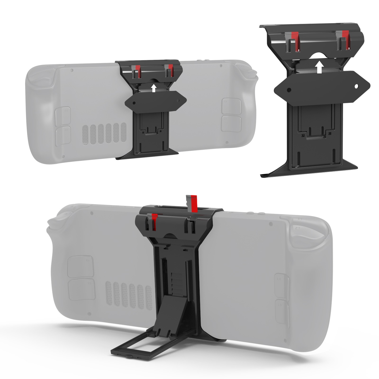 Foldable Console Desktop Stand Mount Wall-Mounted Storage Bracket For Steam Deck