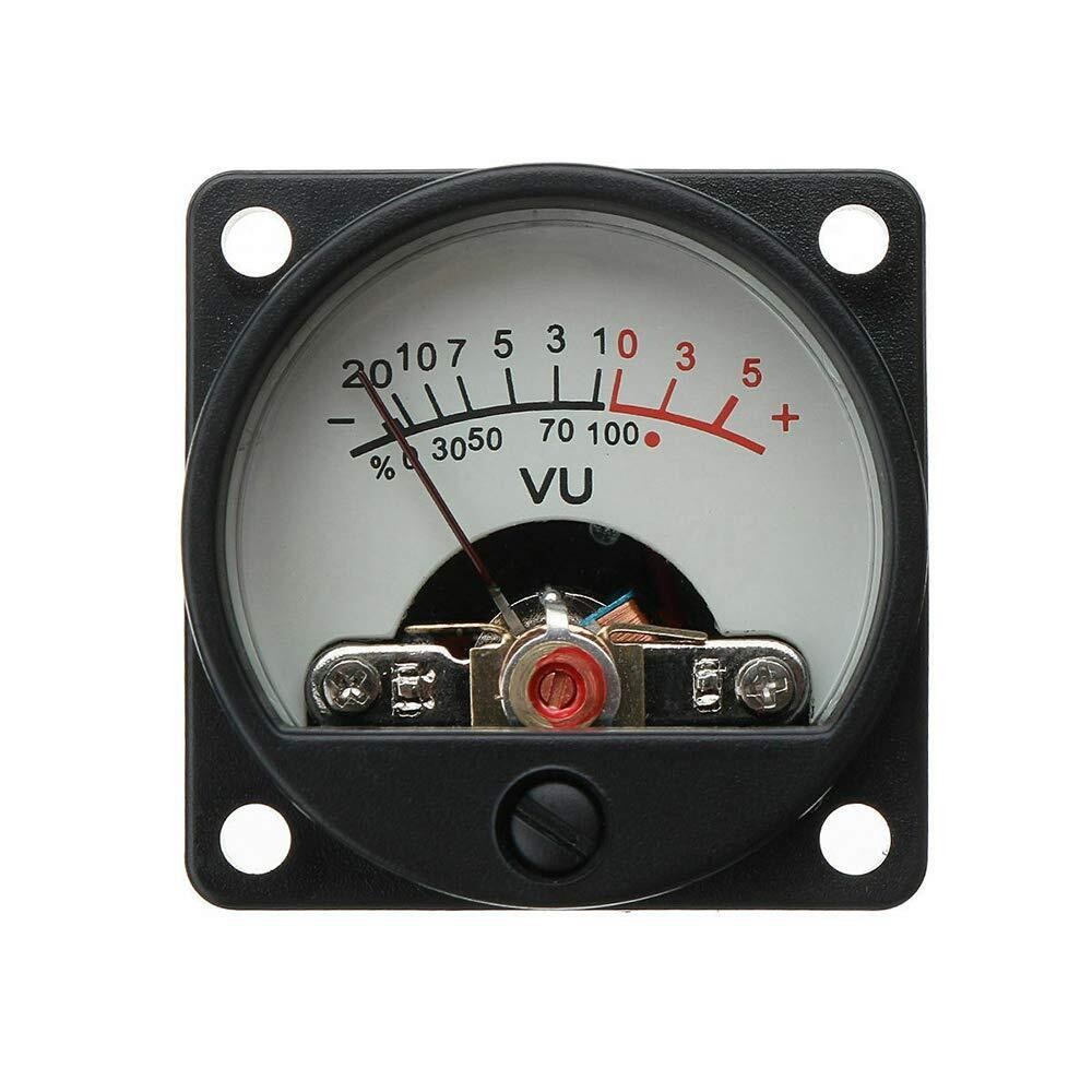 Vu Meter 2x Panel Vu Meter Warm Back Light Recording & Audio Level Amp with Driv