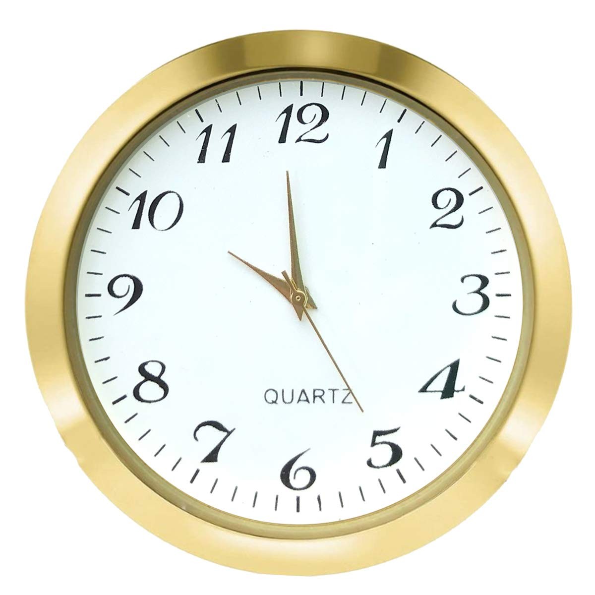 HILLHOME Mini Clock Insert 2-1/8 Inch (55 mm) Inch, Inch/55mm