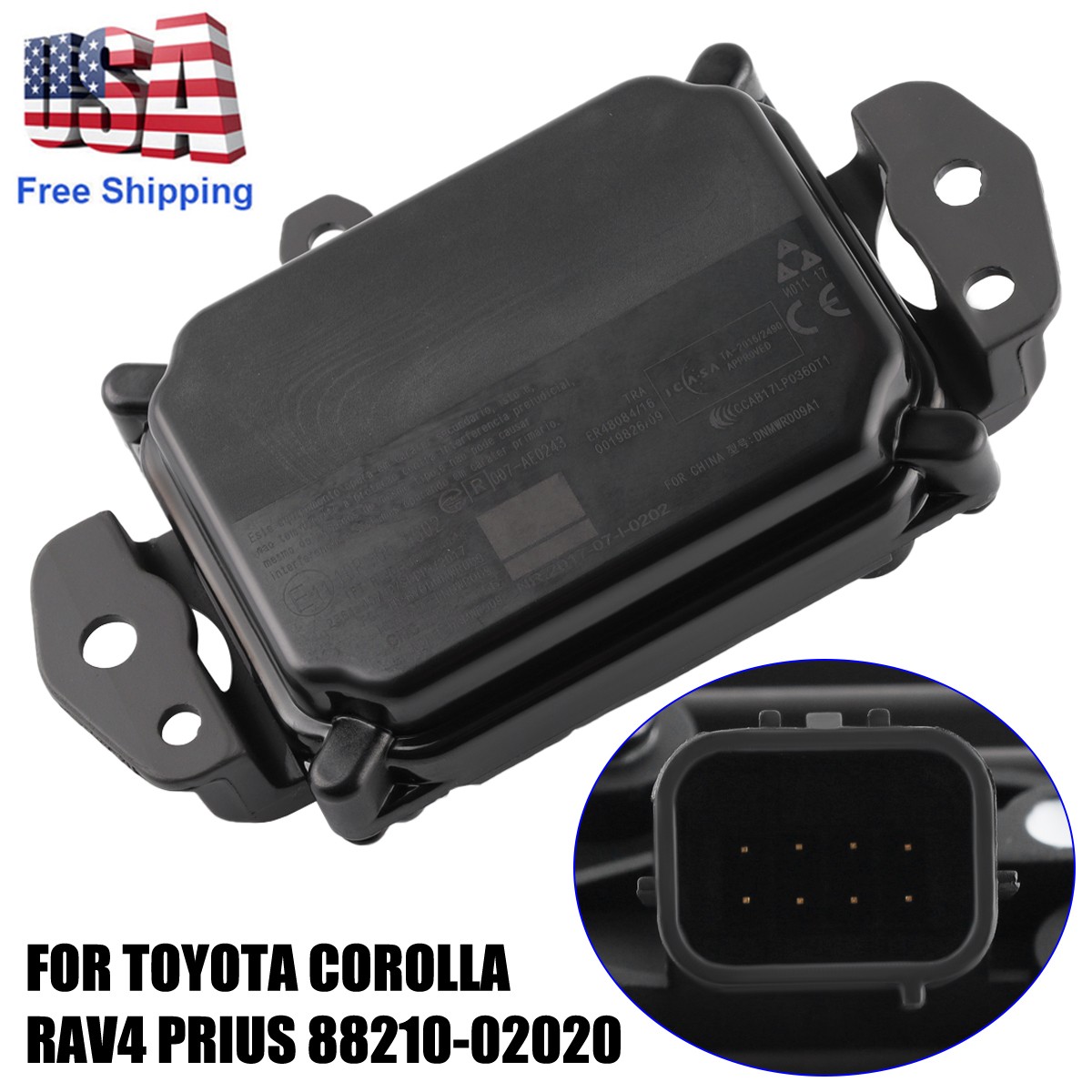 Cruise Control Wave Radar Sensor Fit 2019-2023 Toyota Corolla RAV4 Prius Lexus