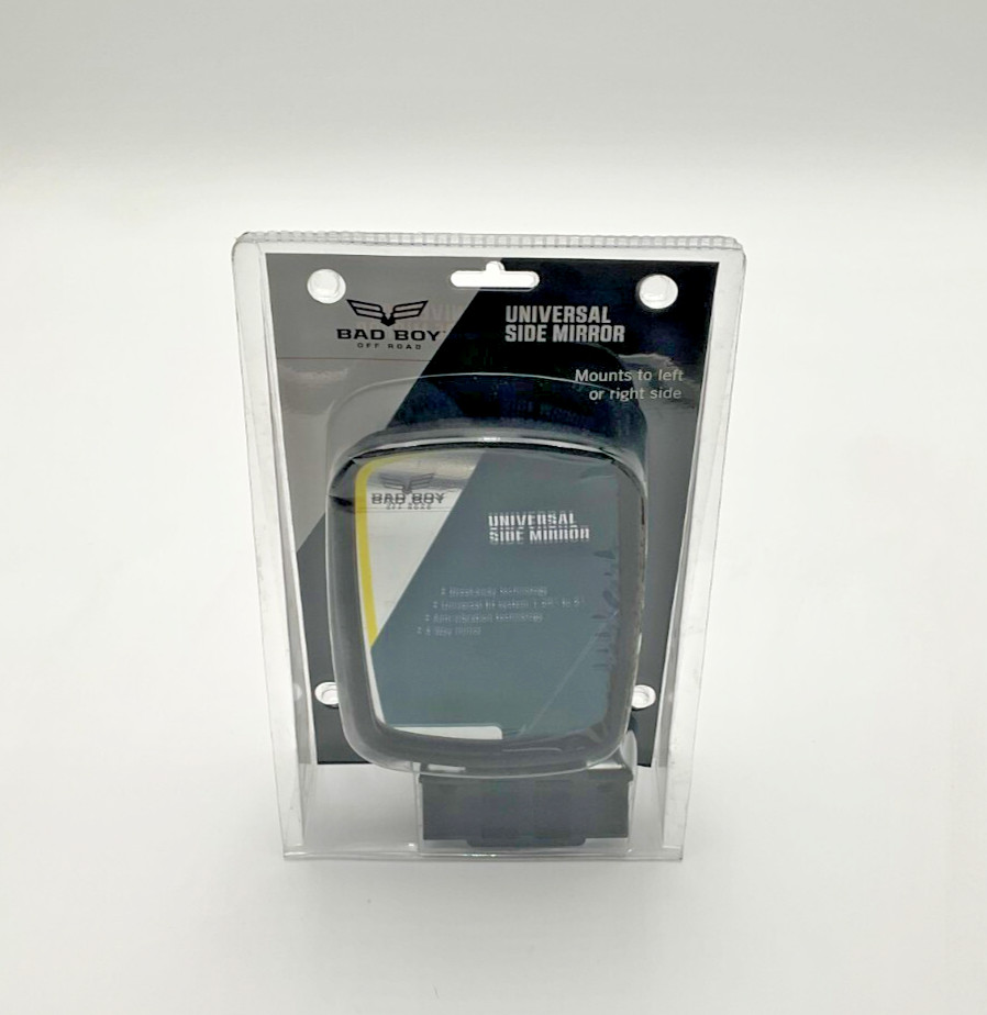 Bad-Boy UTVMIR1-BB Clearview UTV Mirror w/ Vibration Isolator New (TSC)