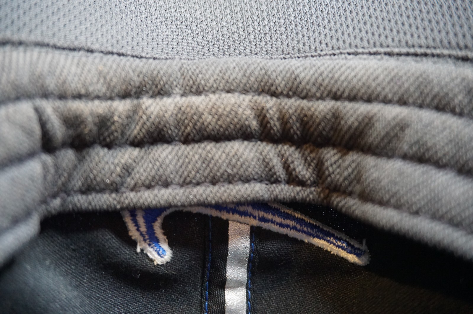 NikeGolf Golf Hat, Cap adjustable Blue Vented embroidered logo blue hook loop