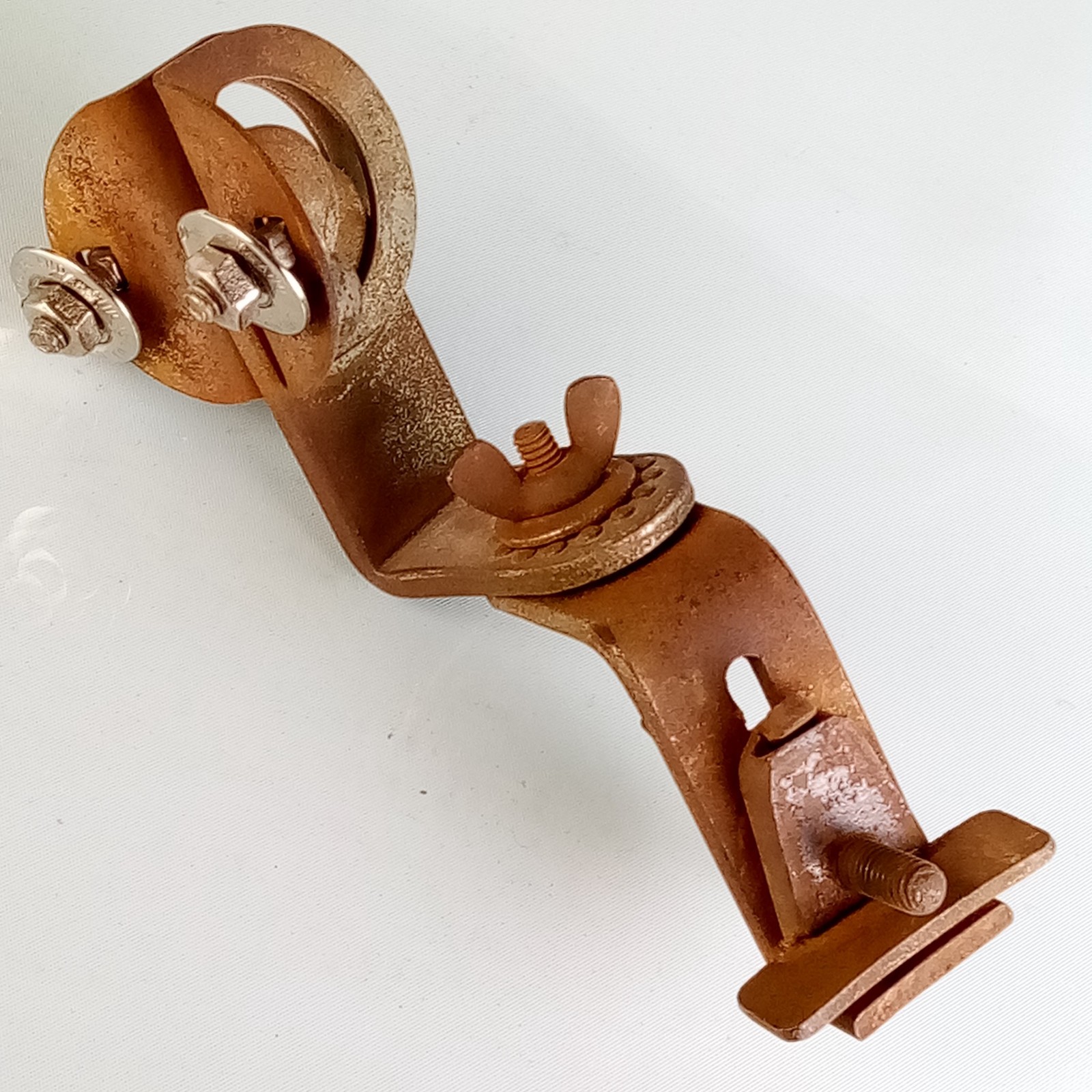 *Slingerland Clamp-On Ratchet Tom Mount Bass Drum Wood-Hoop Radio King 40s #1285
