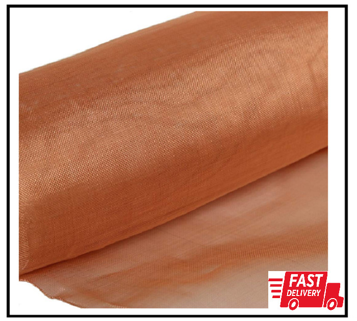 99.9% Pure Copper Wire 40 Mesh- 12.5" x 38" Dense Filter Screen Mesh