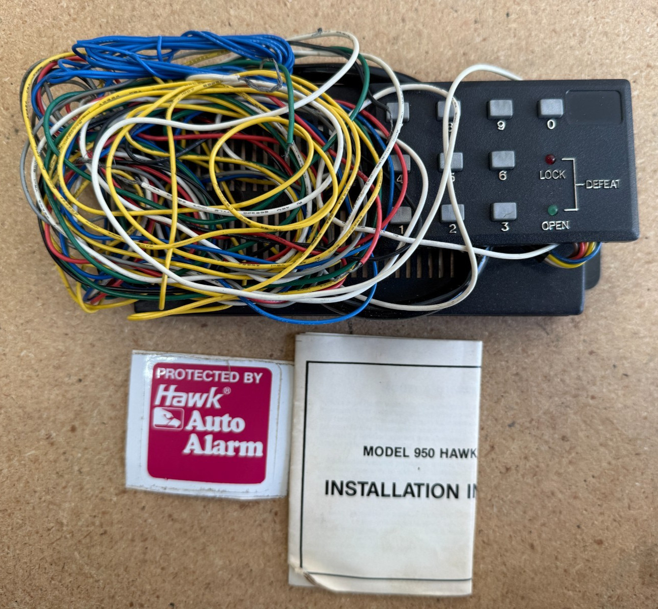VTG NOS Hawk Auto Alarm Model 950