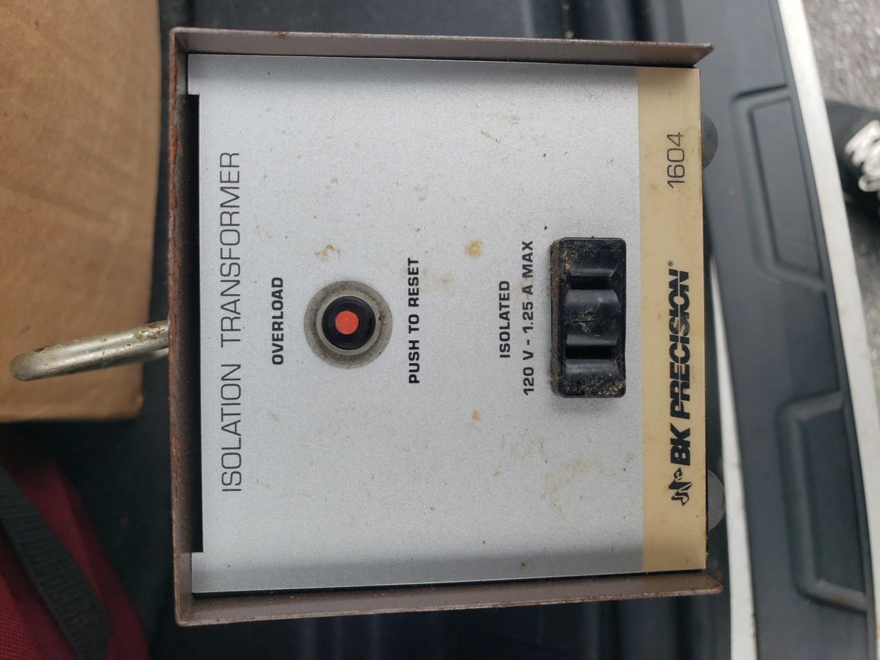 BK Precision 1604 Isolation Transformer 120V 1.25A Vintage Untested