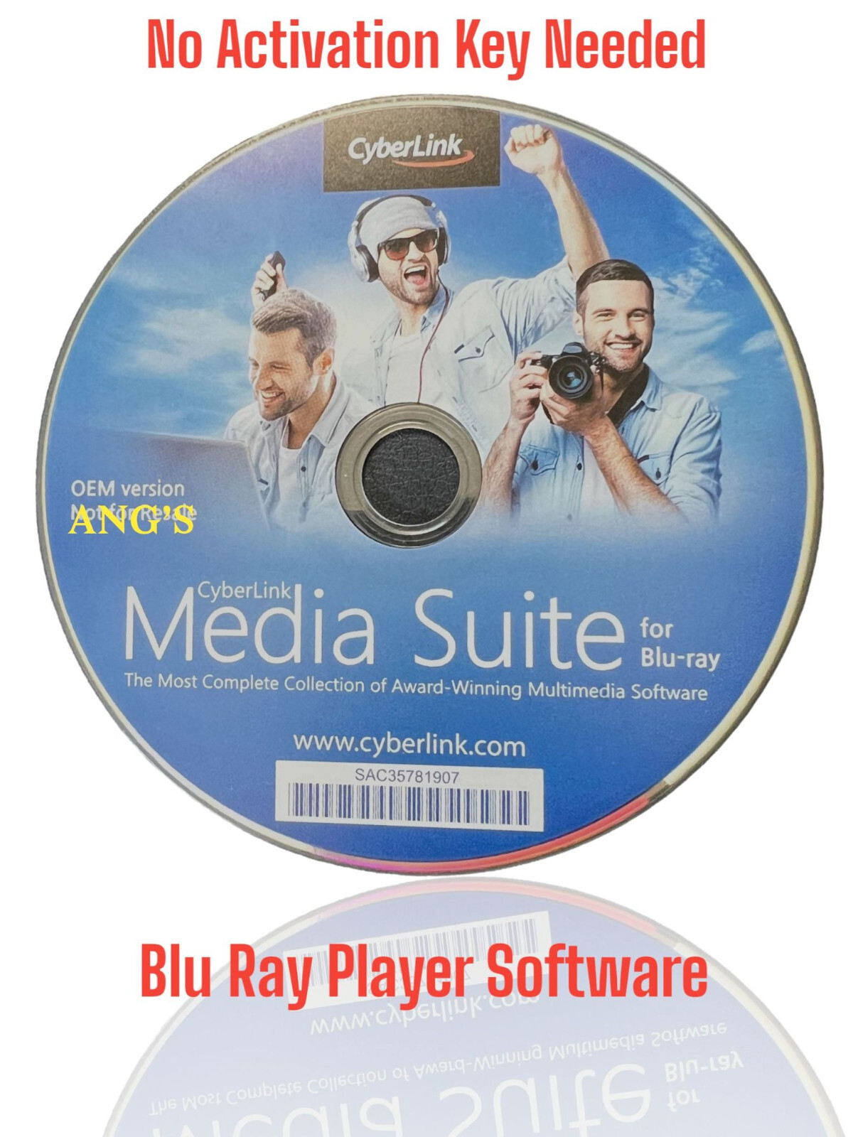 New CyberLink Burning Media Suite 15 OEM Version only for LG Blu-Ray Drives