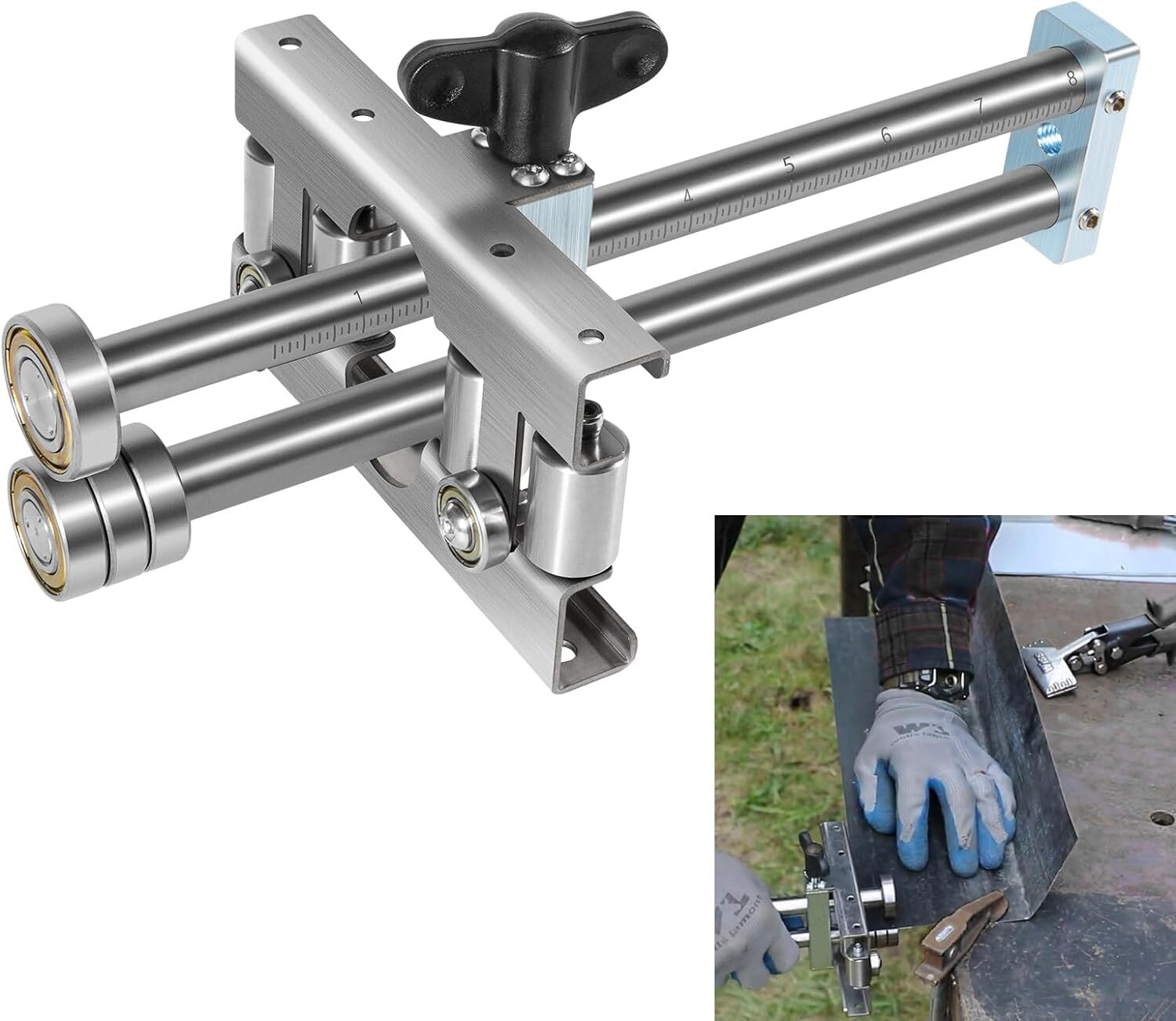 2204 Uni Bender Sheet Metal Bending Tool Adjustable Bend Height From 3/8" to 8"