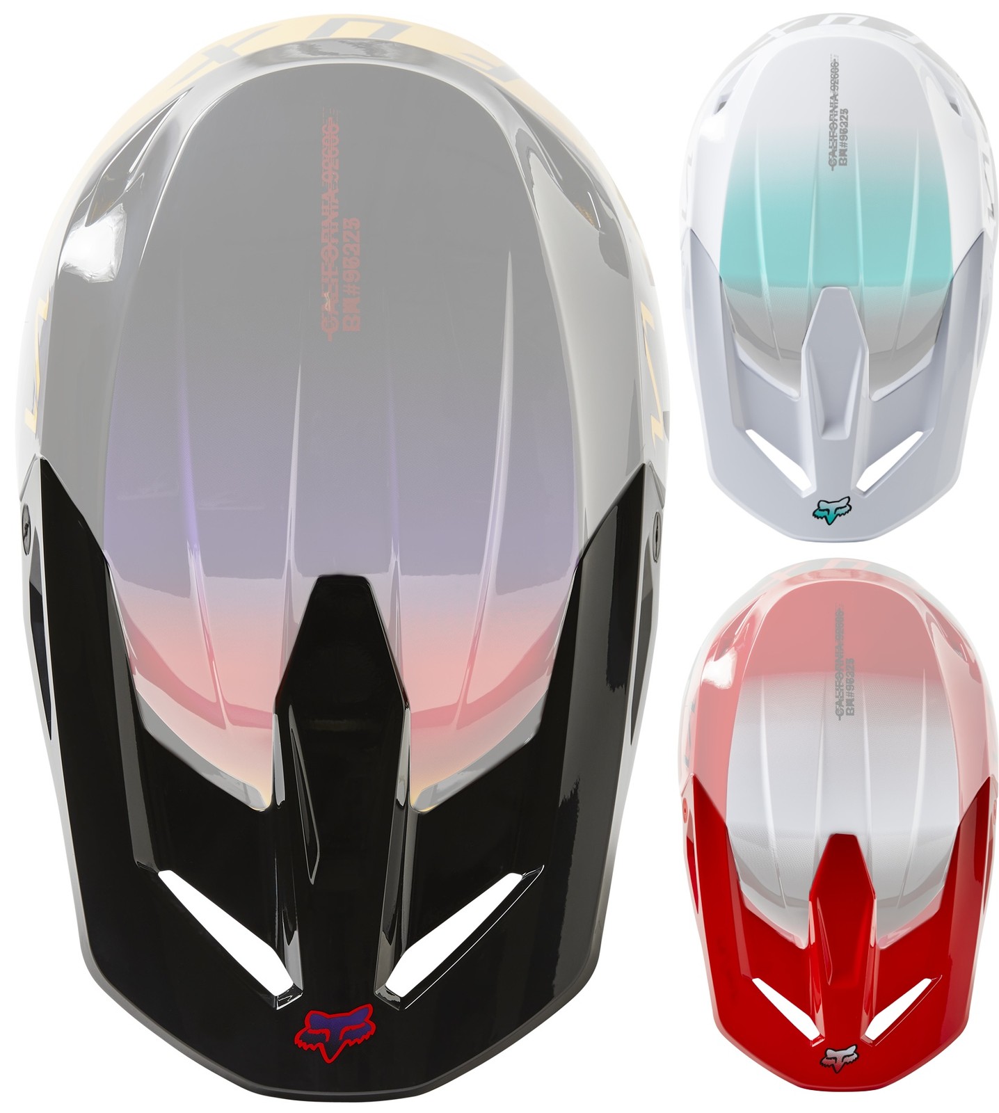 Fox Racing V1 Toxsyk Youth Helmet Visor/Peak