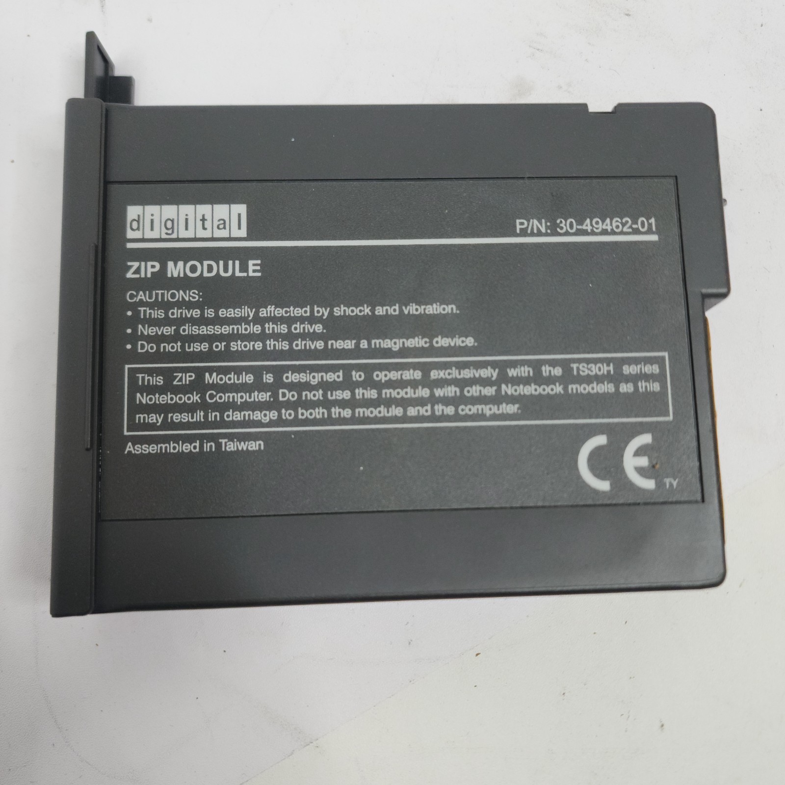 DEC Digital Equipment ZIP Module 100MB TS30H Notebook Drive Tested