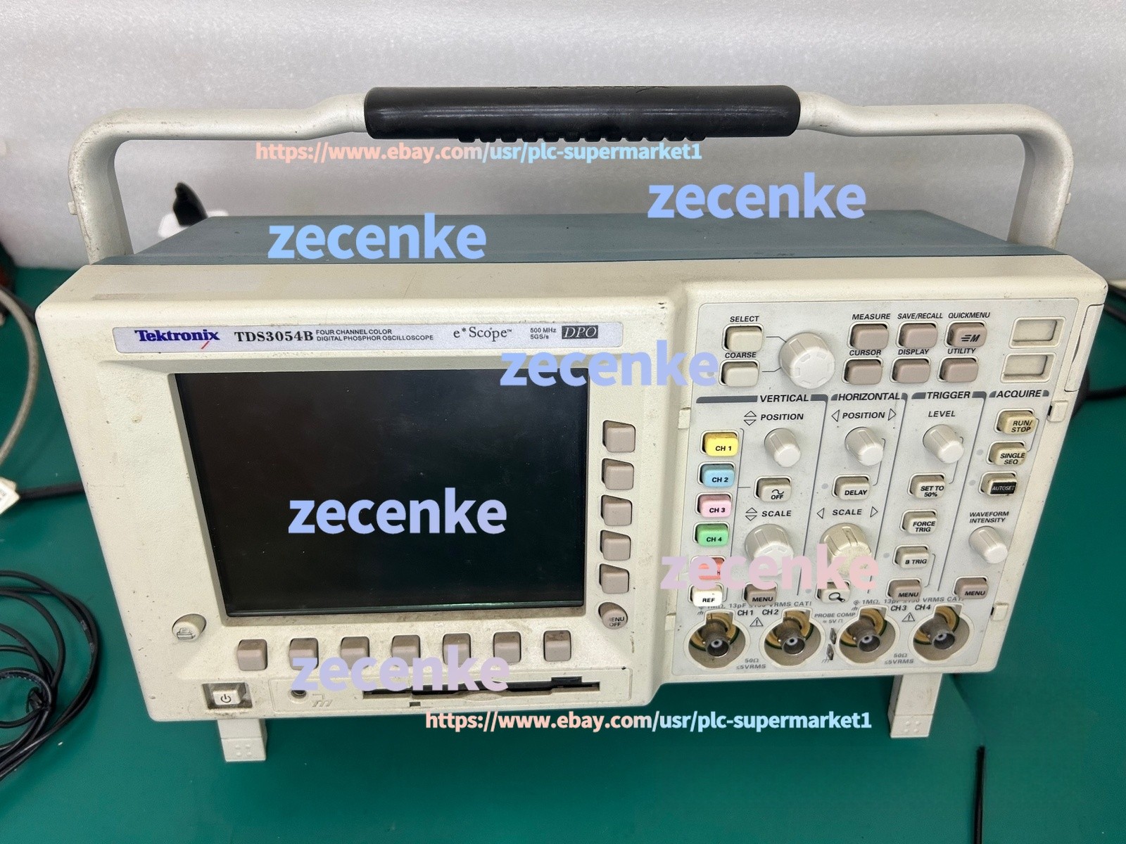 1 Tektronix TDS3054B 4-Channel 500MHz Color Digital Phosphor Oscilloscope
