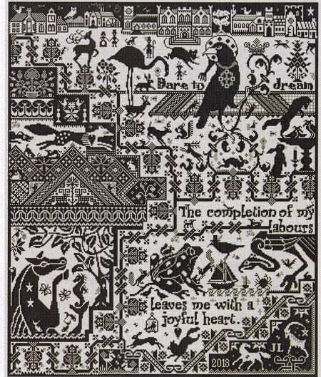 The Pilgrim by Long Dog Samplers cross stitch pattern