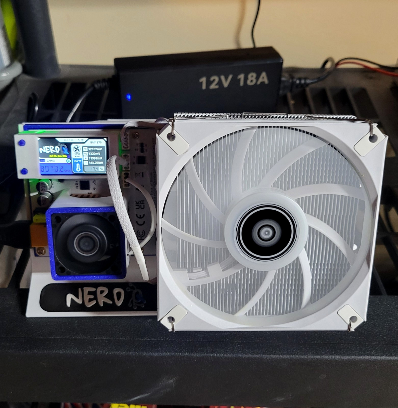 NerdQX - 8.1 TH Miner - PSU - US STOCK - BTC / BCH / QUAI - Fast Ship