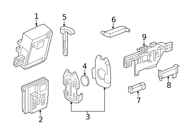 Genuine GM Transmitter 13560219