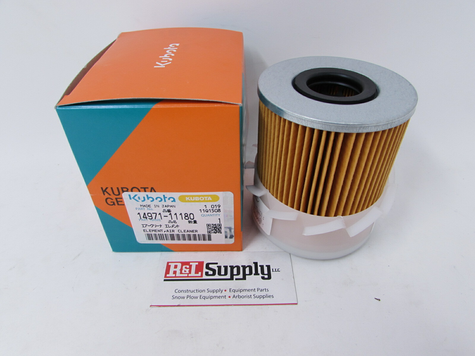 GENUINE KUBOTA ENGINE AIR FILTER PART # 14971-11180