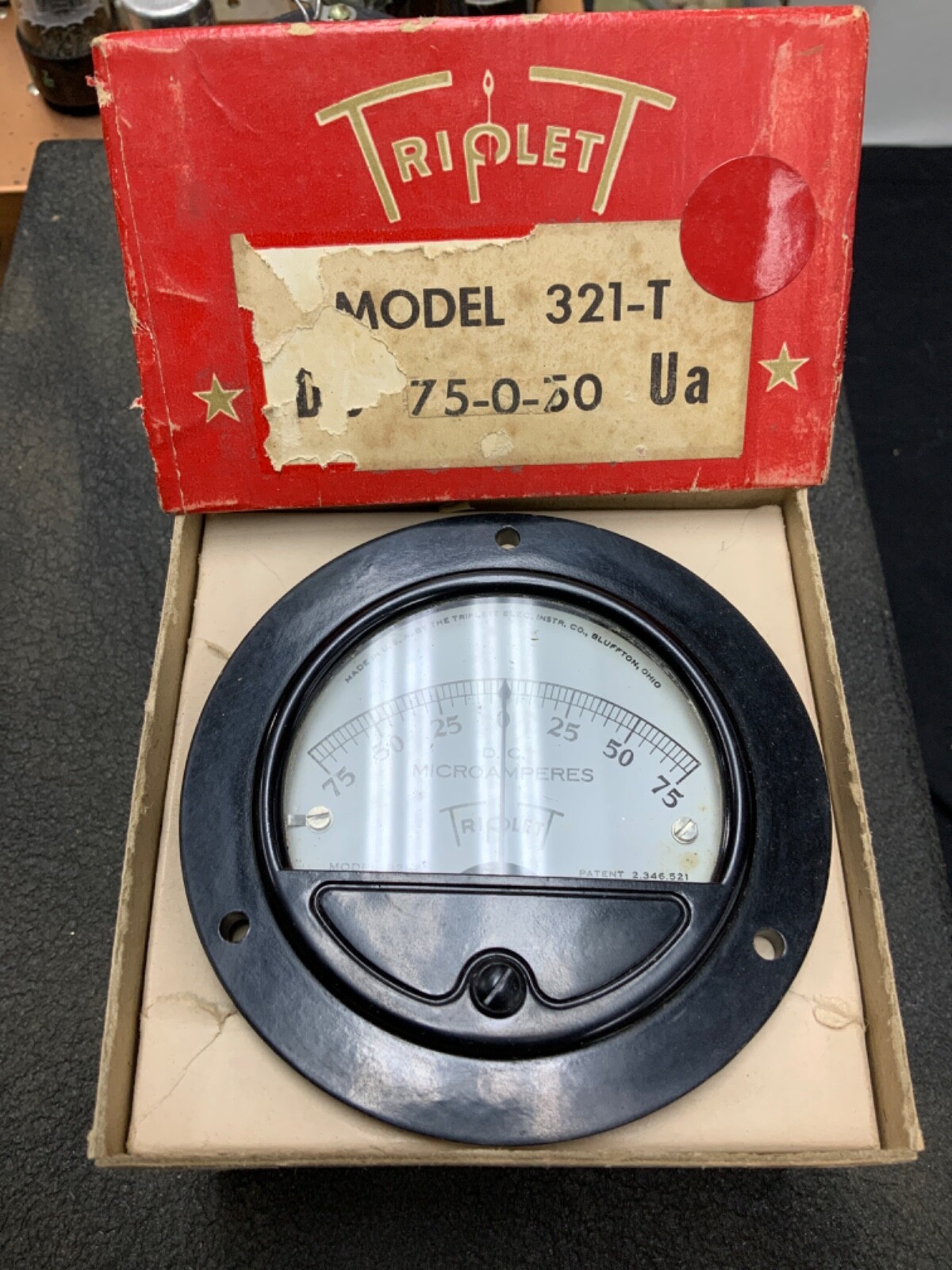 TRIPLETT 321-T VOLT D.C. METER / GAUGE
