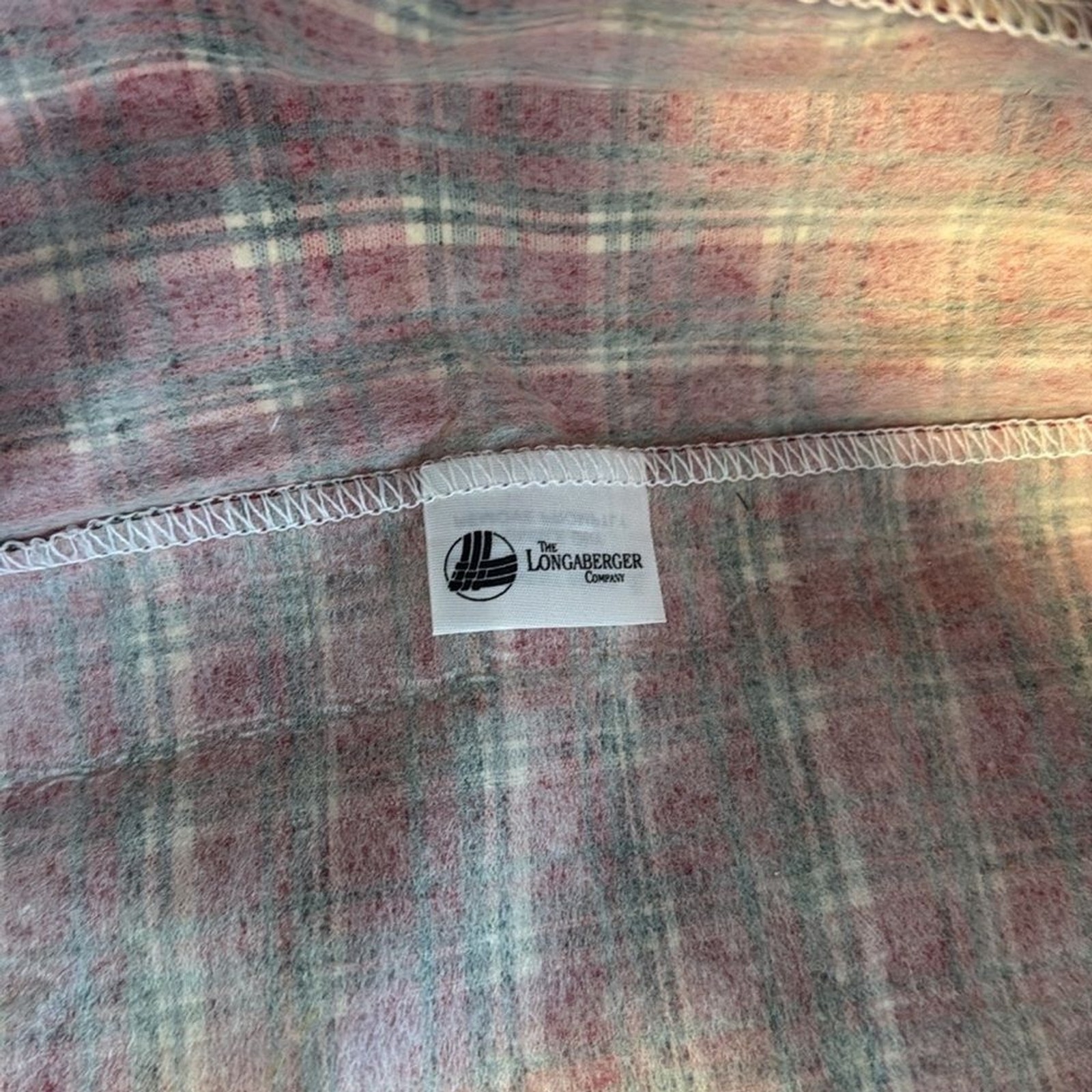 Longaberger Red Tartan Plaid Basket Liner