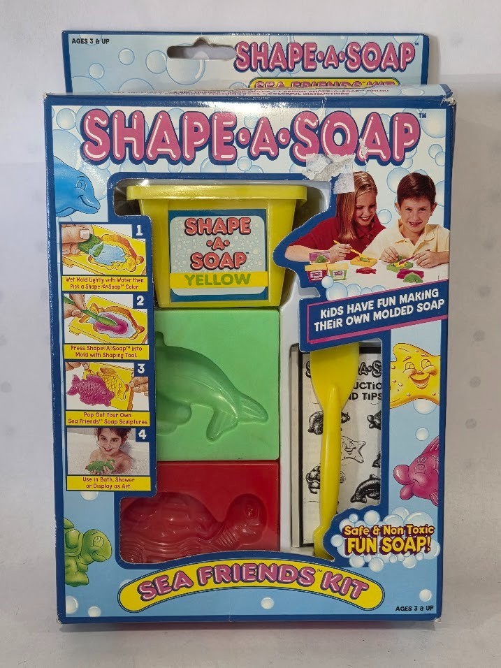 Shape A Soap Sea Friends Kit Marine Animal Molds Fun for Kids Non Toxic