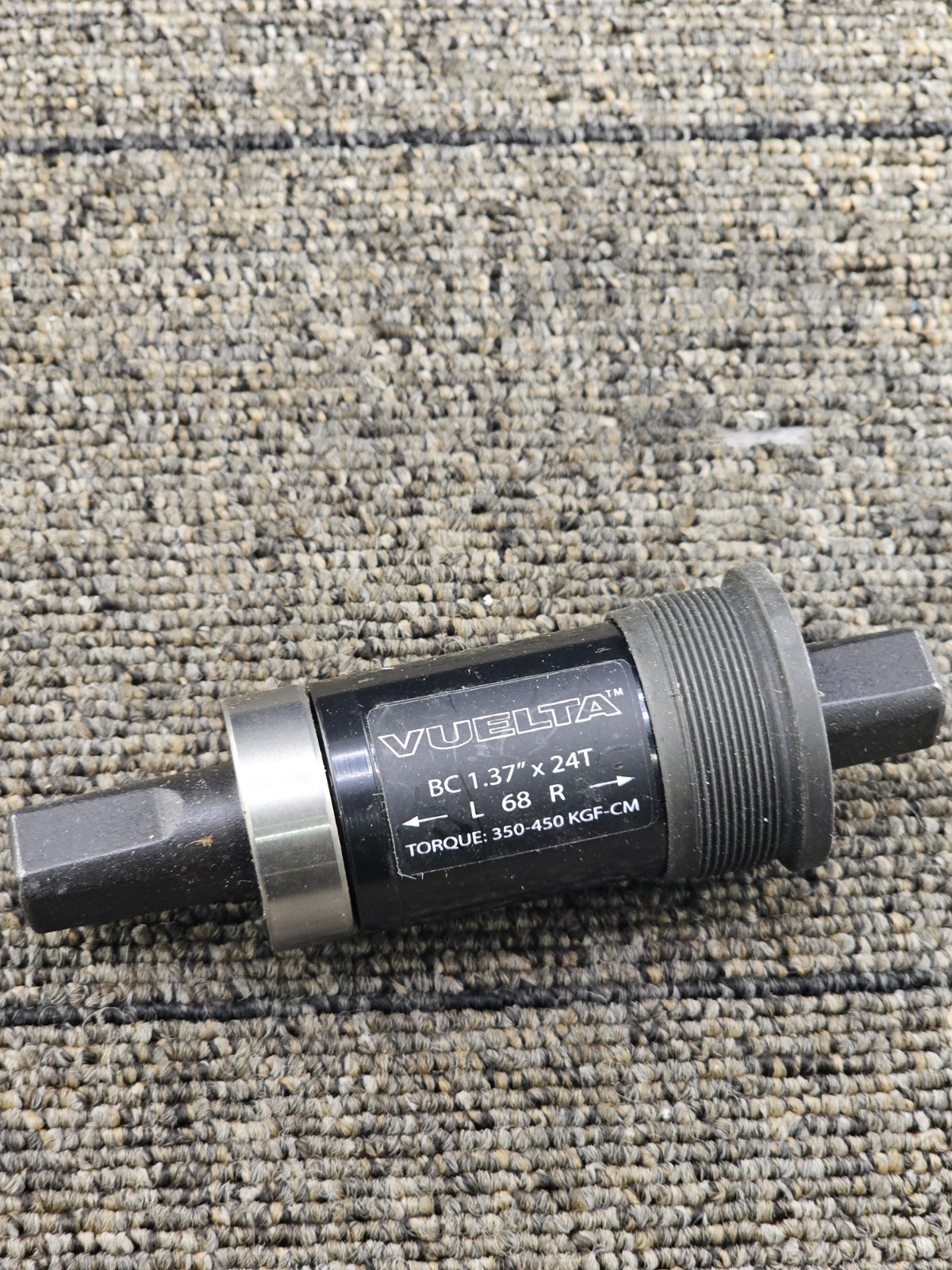 VUELTA: BC 1.37" Threaded OD x 24T Vartridge-Style Bottom Bracket 350-450 KGF-CM