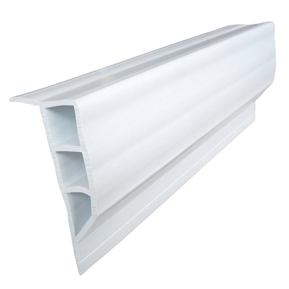 Dock Edge Standard PVC Full Face Profile - 16' Roll - White DE1160F UPC 77611...